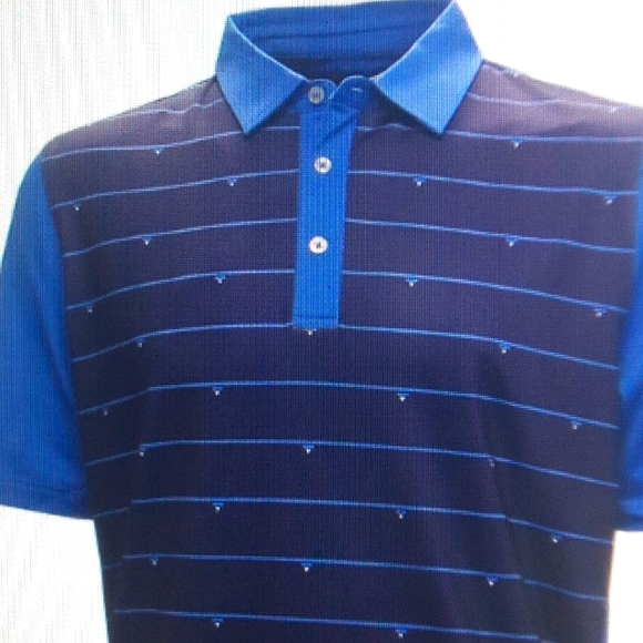 Carnoustie Shirts Mens Nwt Carnoustie Golf Colorblock Striped Polo